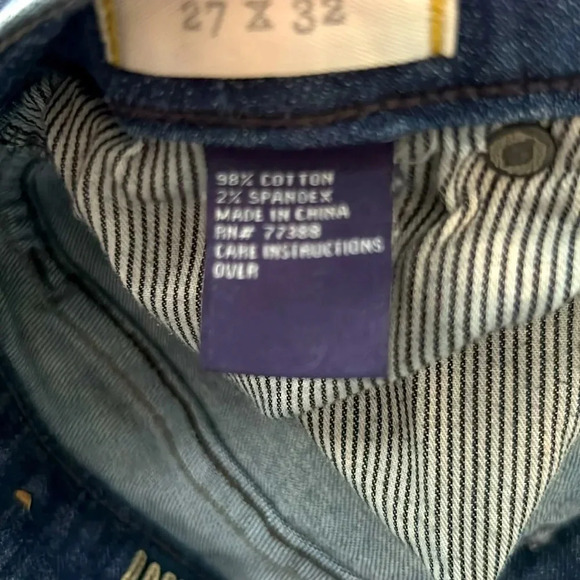 Madewell Skinny Skinny Jeans, Sz 27x32, Stretch Denim Pants - Picture 9 of 10